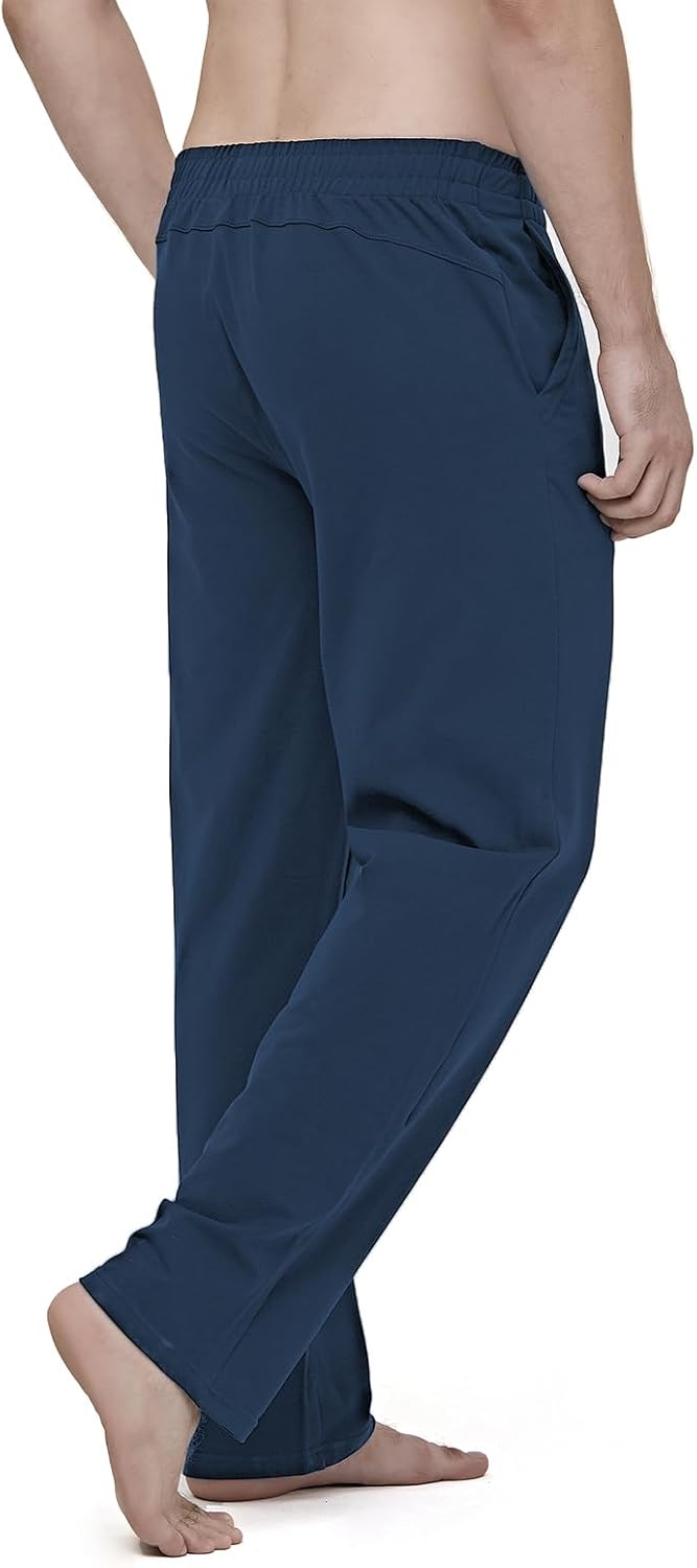 HMIYA Herren Jogginghose Baumwolle Sweathose Lange Atmungsaktiv Sporthose Yogahose Klassische Traini