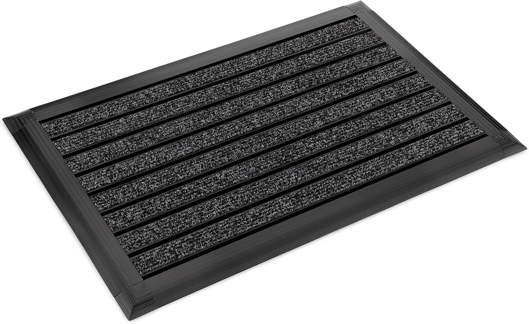 bomoe Fussabtreter Aussenbereich Alu Fussmatte 50x80 cm AluGant Haustür Fussabtreter Aussen Schuhabs