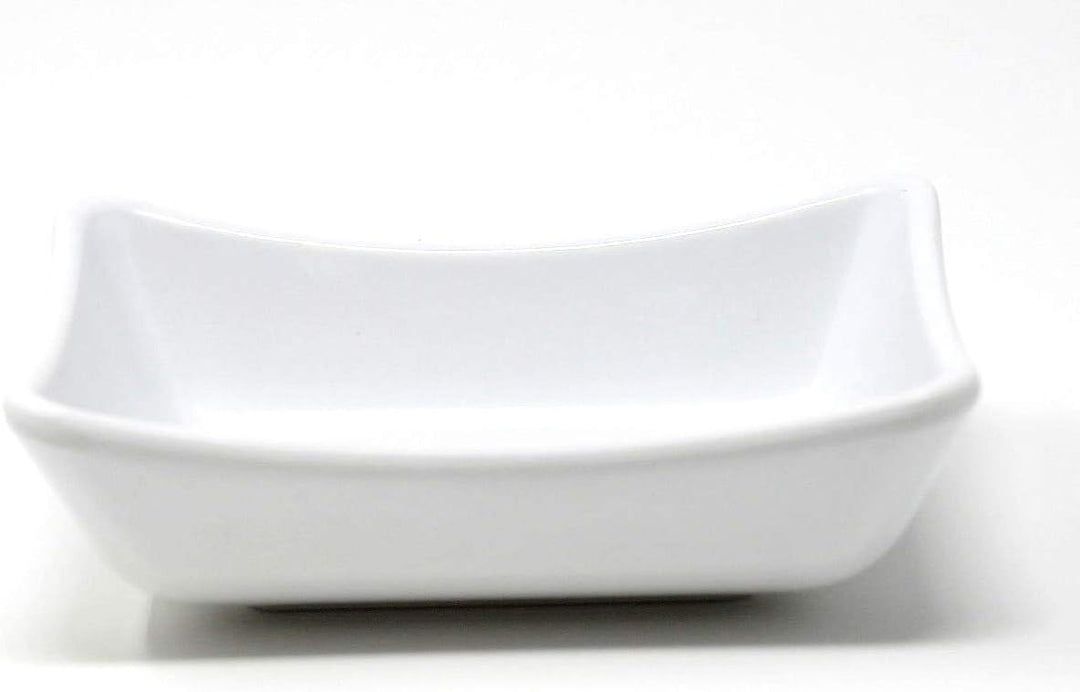 4x Dipschalen Melamin Set Weiss 756 Snackschale Servierschale Klein Mini Saucenschälchen Soja Weiss
