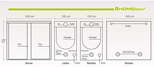Homebox Ambient R240+ (Masse: 240x120x220cm)