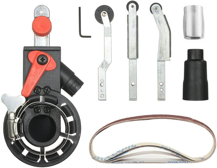 VISLONE Multischleifer, Schleifmaschine für Holz Mini DIY Sander Schleifbandadapter für 115mm 4,5 "u