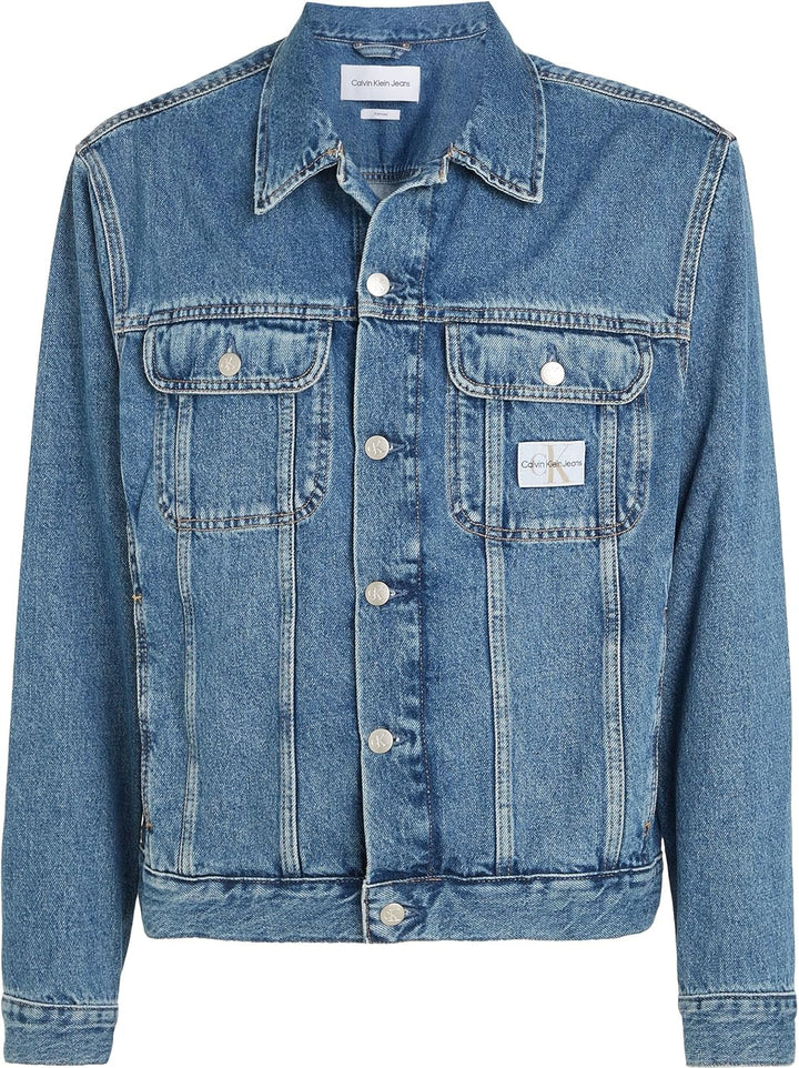 Calvin Klein Jeans Herren Jeansjacken S Denim Medium, S Denim Medium
