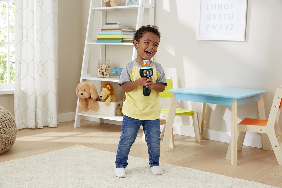 Vtech Baby Magisches Singspass-Mikrofon – Interaktives Kindermikrofon mit 15 Liedern und Bluetooth z