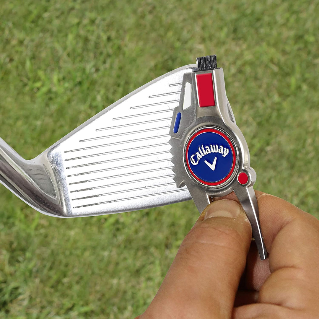 Callaway 4-in-1 Pitchgabel-Reparaturwerkzeug Rot, Weiss & Blau Rot, Weiss und Blau, Rot, Weiss & Bla