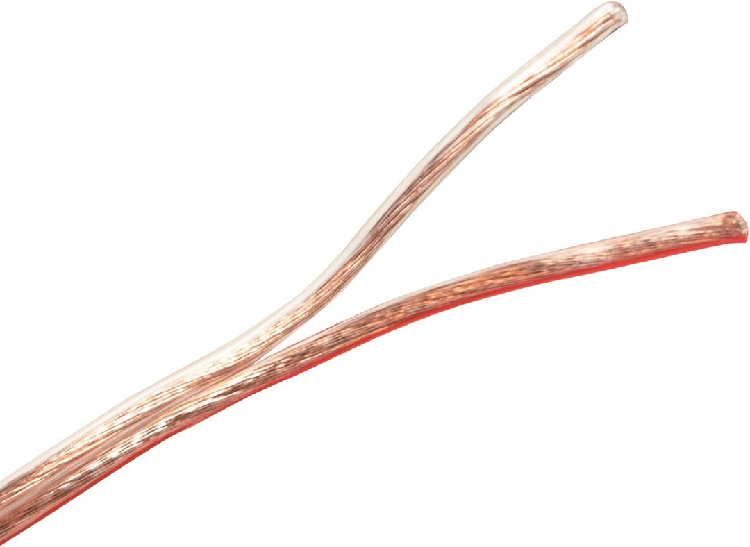 LogiLink CA1086 Lautsprecher Boxenkabel für Ihre HiFi Anlage, "2x 2,50 mm" Querschnitt, 100m klar 10