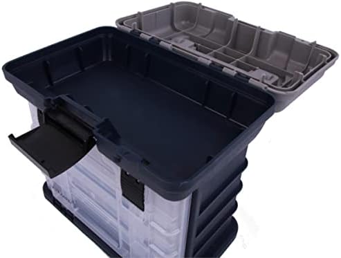 Ultimate Compact Storage Box inkl. 4 Tackleboxen - Angelkoffer