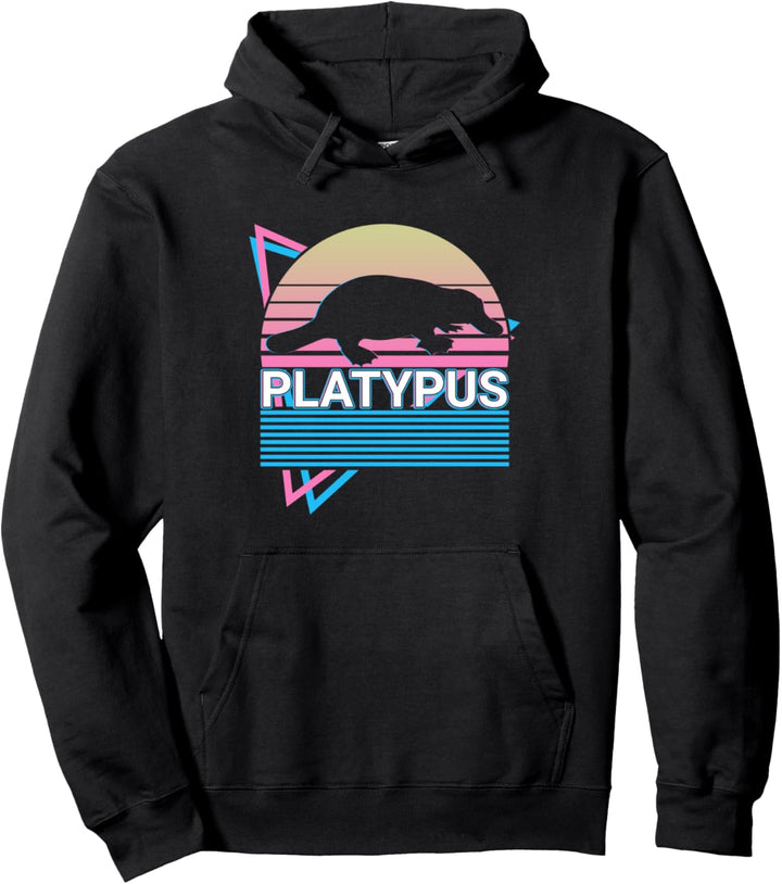 Schnabeltier Retro Pullover Hoodie