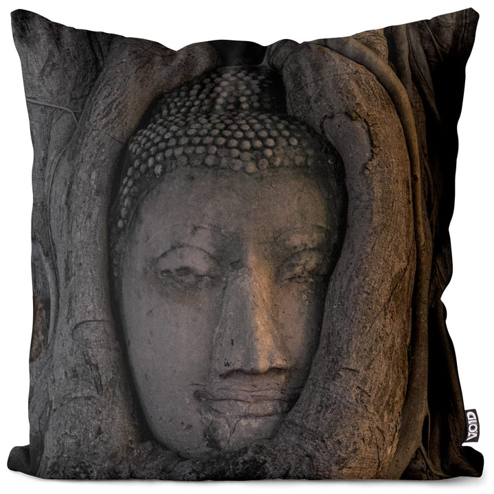 VOID Buddha Kopf Baum Kissenbezug Kissenhülle Sofakissen Kissen Deko Outdoor-Kissen Dekokissen, Kiss