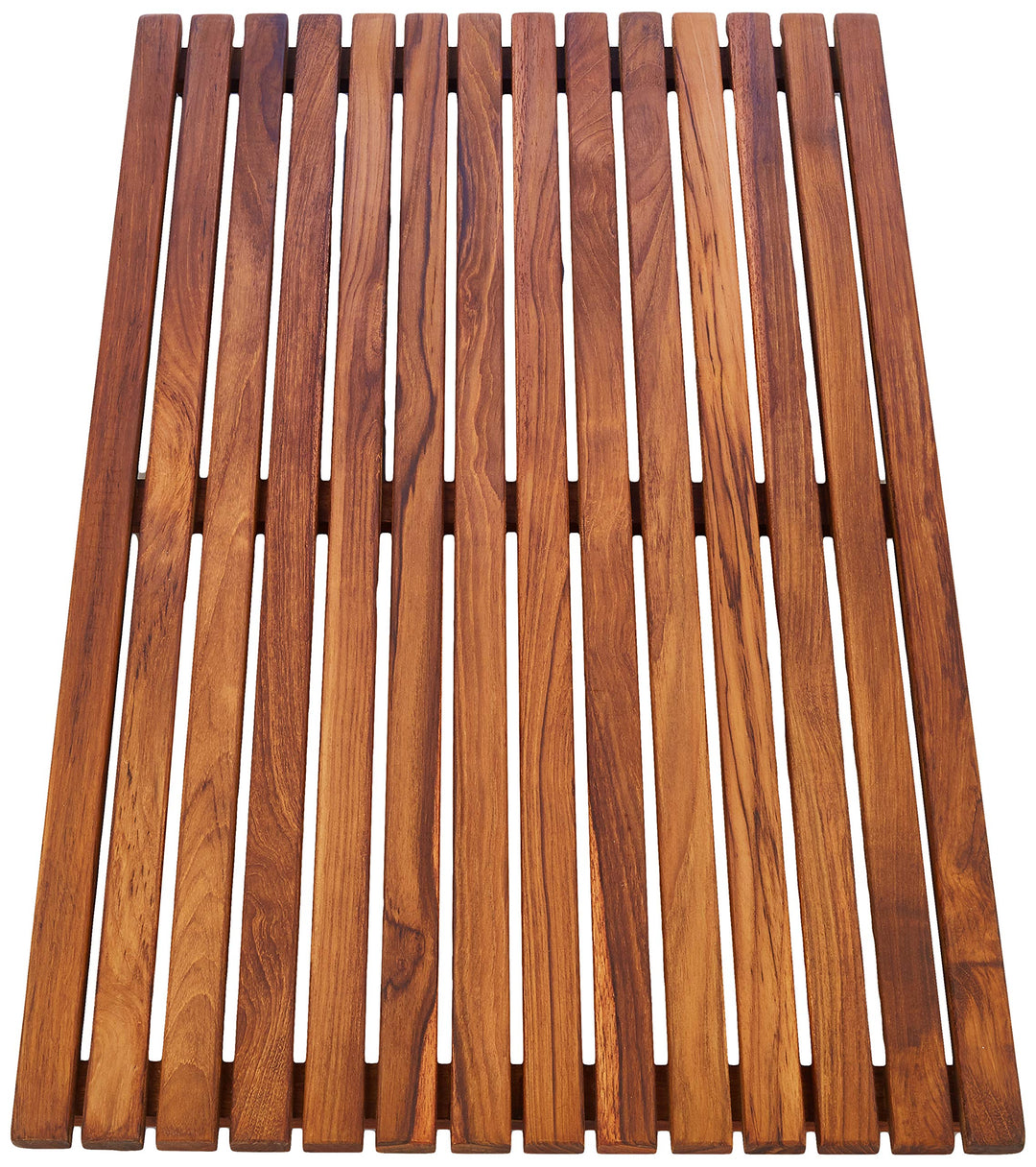 asinox TEK4A5080 Duschmatte aus Teakholz, Rechteck, 80 cm, Single