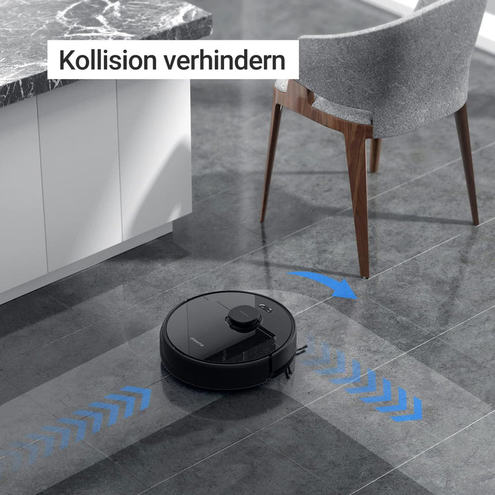 dreame D9 Max Staubsauger Roboter mit Laser-Navigation 4000Pa Saugroboter mit wischfunktion 150min L