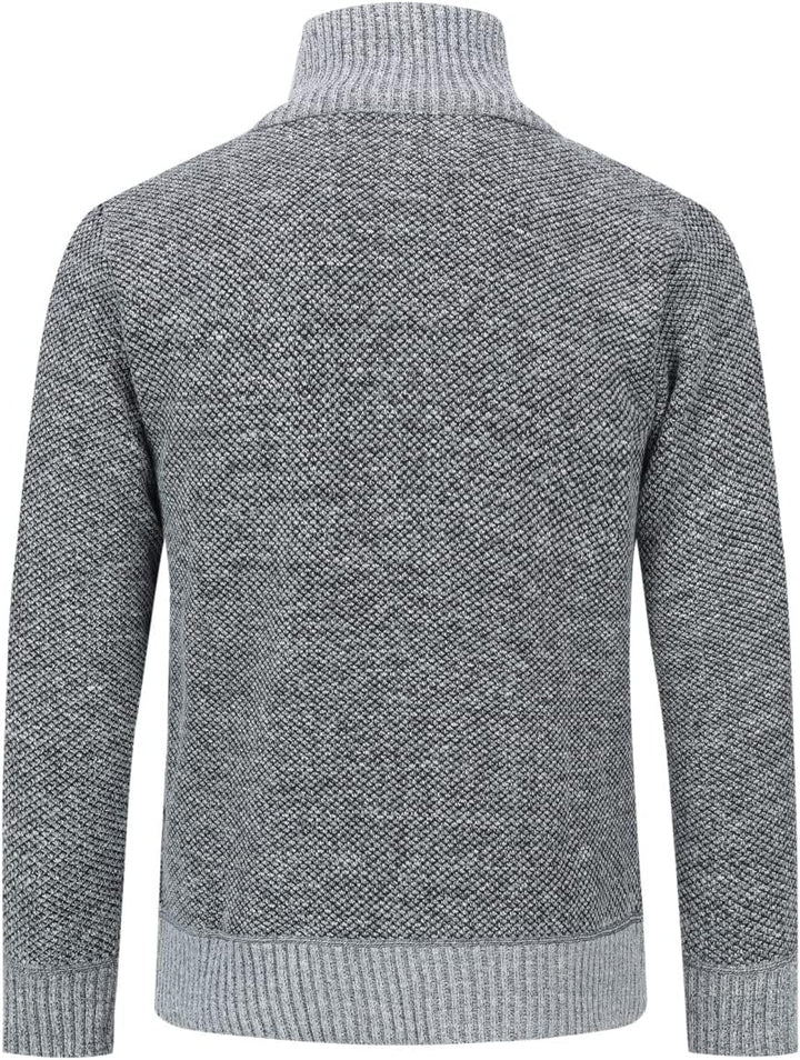Sliktaa Herren Strickjacke Festival Cardigan Warm Trachtenjacke Mode Schlichter Pullover Langarm Swe