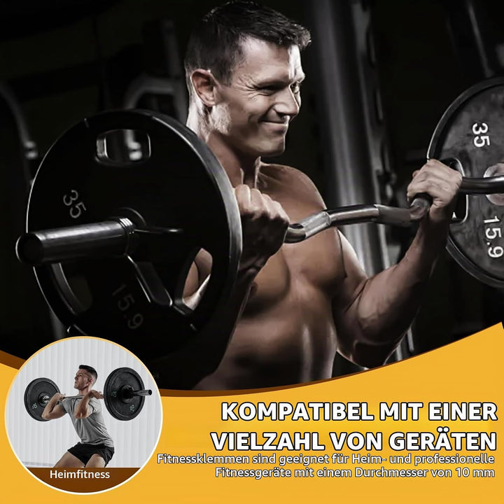 Gym Pin Extender mit 1 x Spring Clip, Gympin Weight Stack, Gym Pin für Zusatzgewicht, Durchmesser 8
