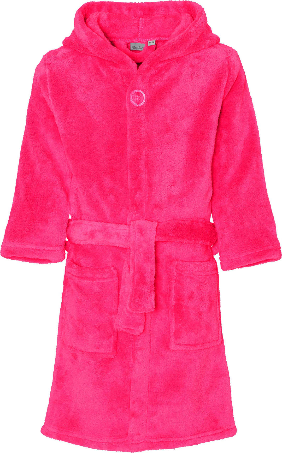 Playshoes Unisex Kinder Fleece-Bademantel Morgenmantel 146-152 pink, 146-152 pink