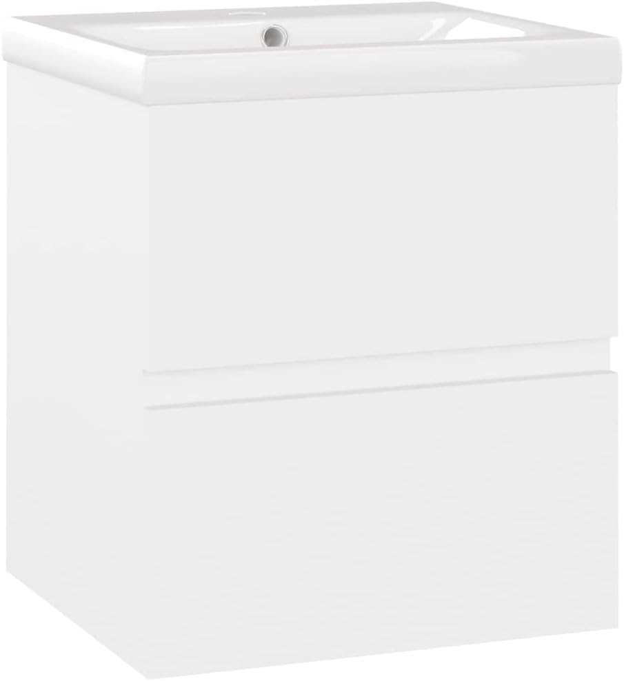 puraday Waschbeckenunterschrank Weiss Unterschrank Waschbecken BadmöBel Set Mit Waschbecken Badezimm