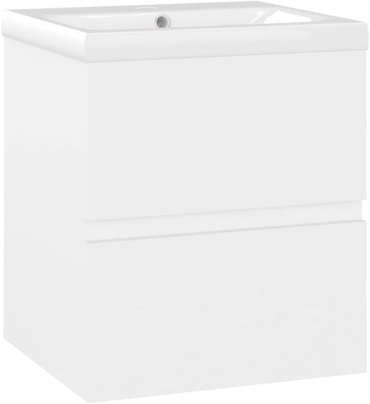 puraday Waschbeckenunterschrank Weiss Unterschrank Waschbecken BadmöBel Set Mit Waschbecken Badezimm