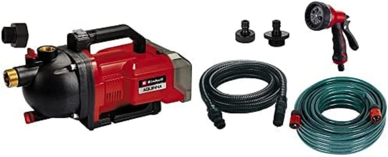 Einhell Akku-Gartenpumpe AQUINNA 36/30 Power X-Change (36 V, 2-Stufen ECO-Schalter, Wassereinfüll- u