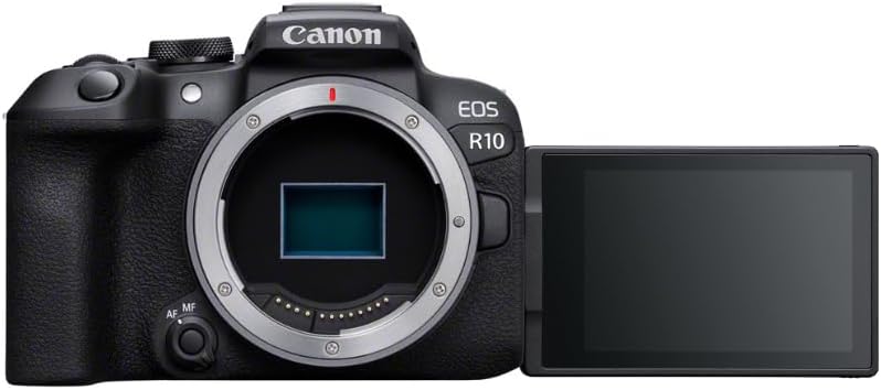 Canon EOS R10 Kamera spiegellos (Hybridkamera, DSLR Upgrade, 15 B/s, 4K Videos, Dual Pixel CMOS AF I