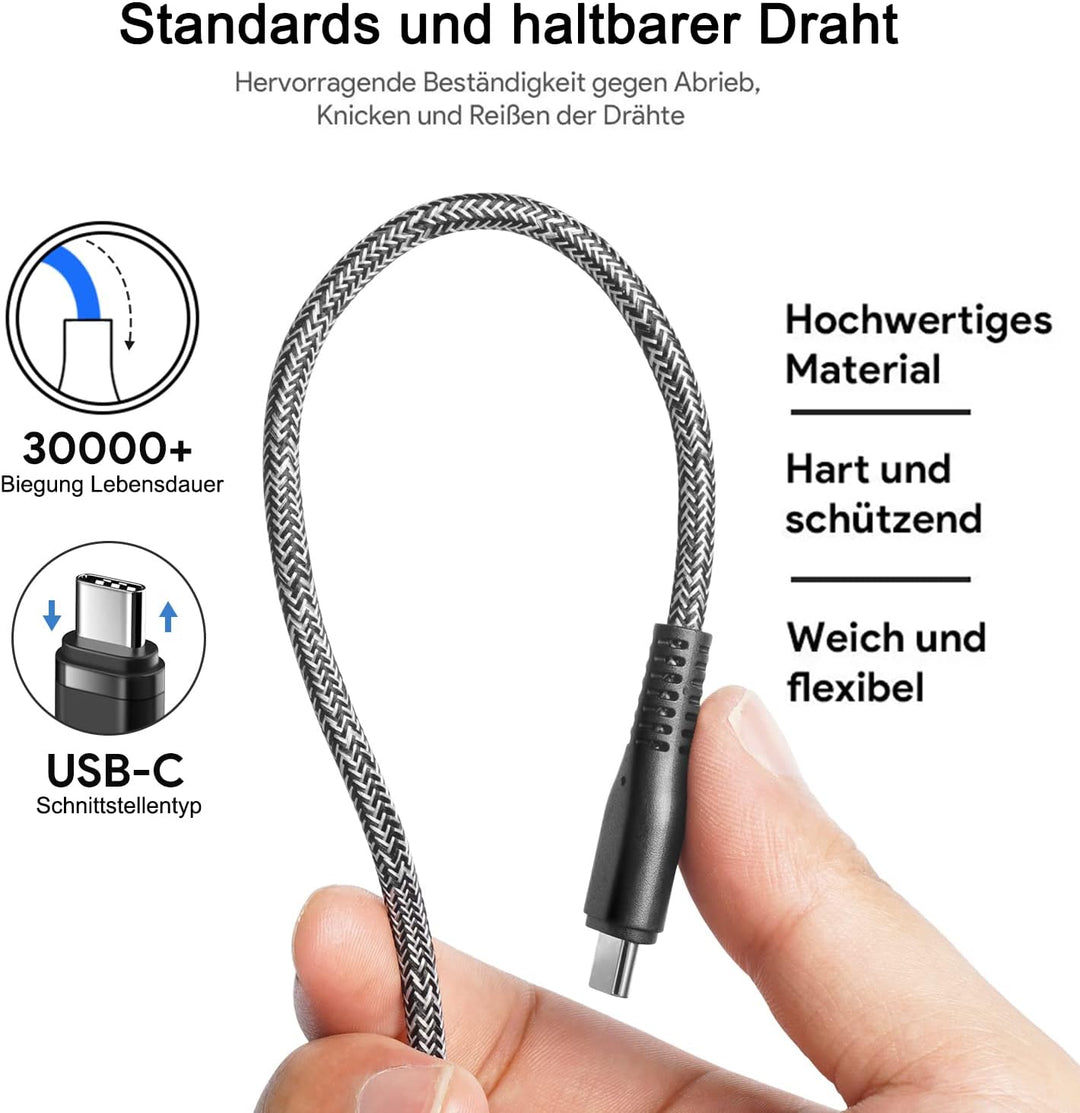 HKY 45W 40W 15W USB C Ladegerät für Anker Soundcore Mini Bluetooth Lautsprecher, JBL Charge 6 Clip 5