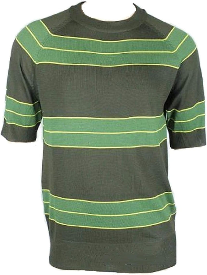 OEM Kurt Cobain Sweater Grün gestreiftes Hemd Kostüm Nirvana riecht nach Teen Spirit (L)