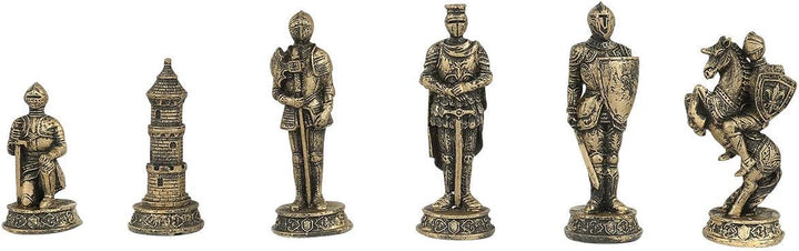 Nemesis Now Medieval Knight Chess Set Schachspiel Standard