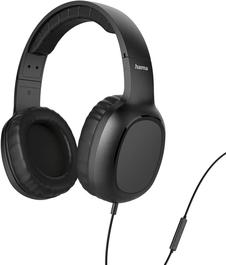 Hama Kopfhörer mit Kabel Fun II, On Ear (3,5mm Klinke, Headset mit Mikrofon, einstellbares Kopfband,