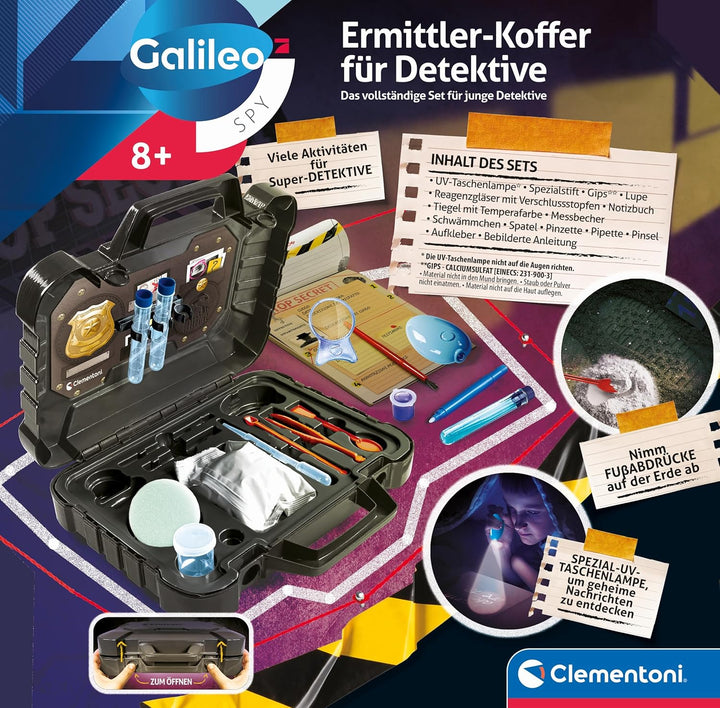 Galileo Spy Ermittler-Koffer für Detektive &amp; Geheimagenten - Spannendes Detektiv-Set - Spielzeug für