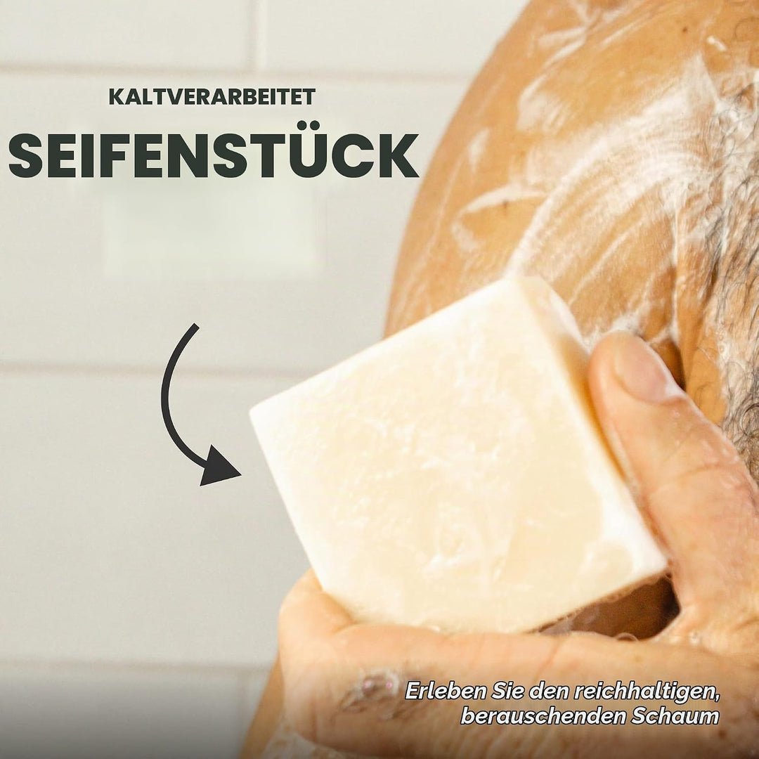Dr. Squatch Alle natürlichen Seifenstücke für Männer mit schwerem Grit, 3 Pack, Kiefern-Teer