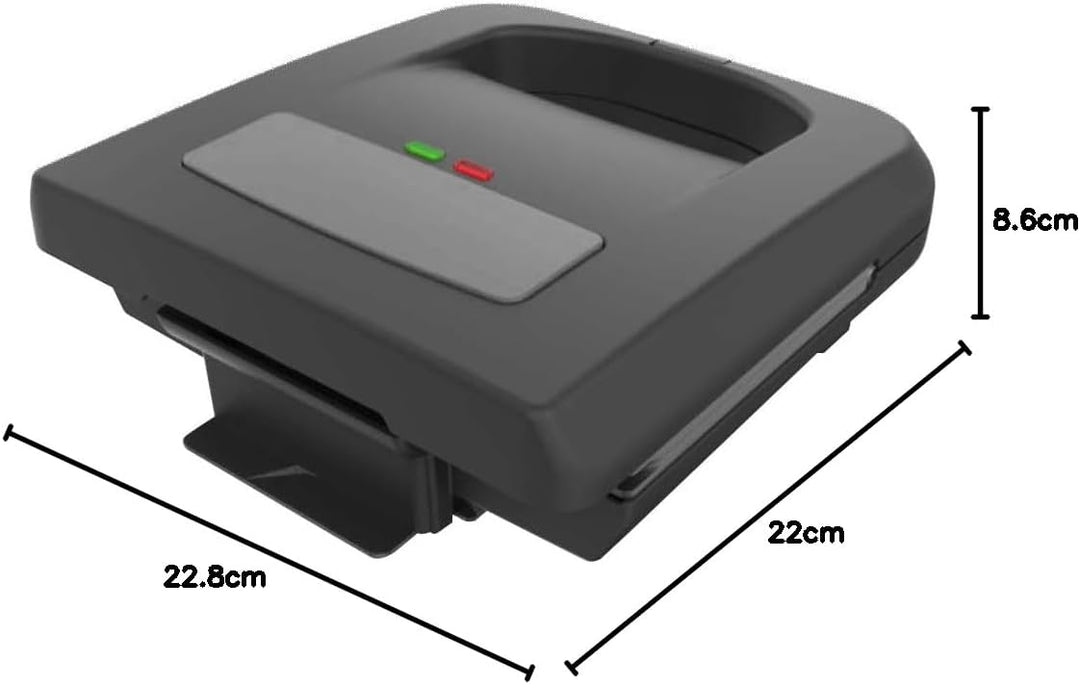 Emerio Sandwichmaker Paninigrill | MADE IN EUROPE | BPA- & PFAS-freie Antihaftbeschichtung von ILAG