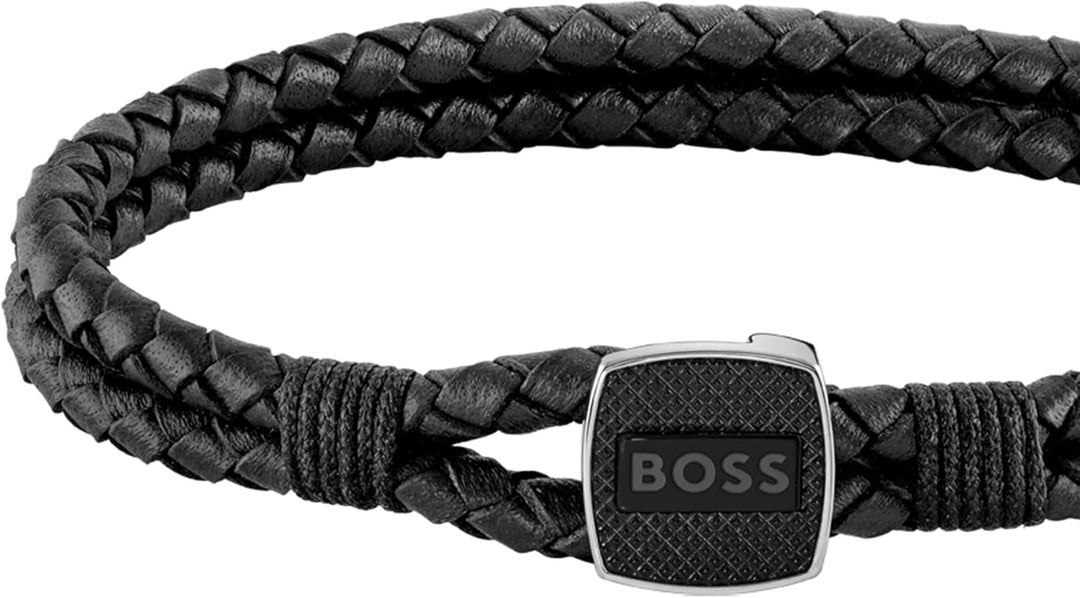 BOSS Jewelry armband für Herren Kollektion SEAL verfügbar aus Schwarz oder Braun, S