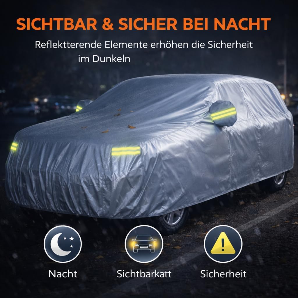 SUV wasserdichte Autoschutzhülle für Schutz & Abdeckung von Auto, PKW - Fahrzeug: Autoplane in Einhe