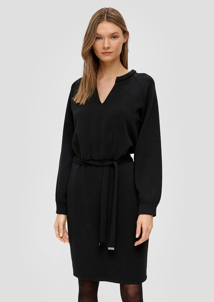 s.Oliver BLACK LABEL Damen Kleid mit Bindegürtel 38 9999, 38 9999