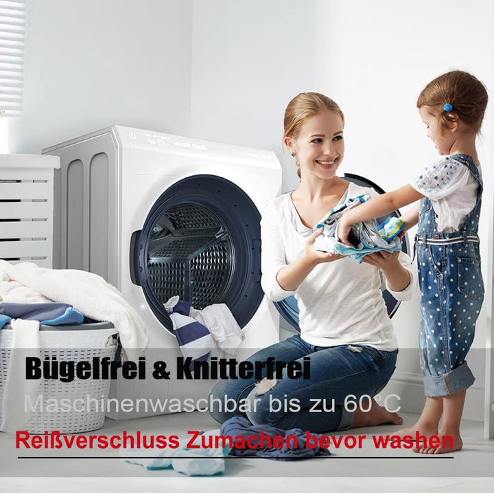 Kissenbezug 40 x 80 2er Set - Kopfkissenbezug 40x80 Olivergrün 100% Mikrofaser bügelfrei & knitterfr