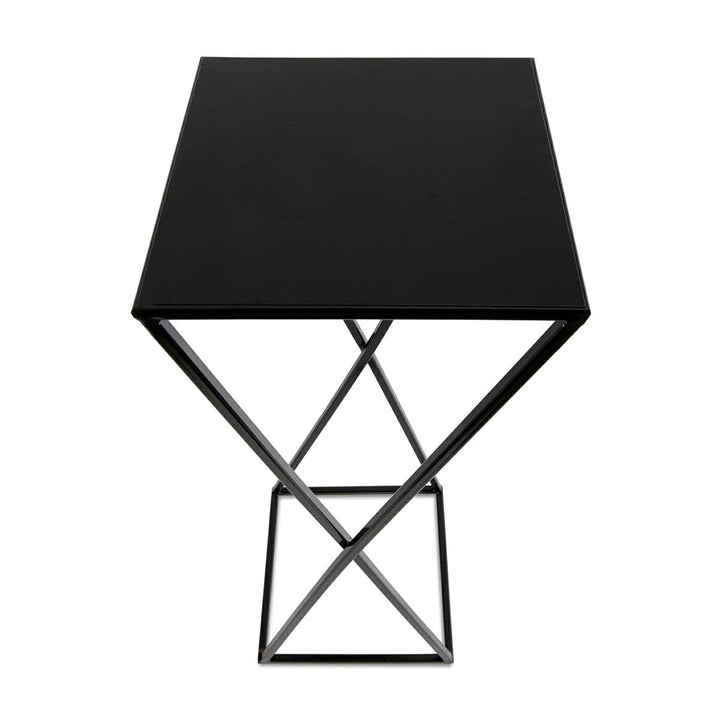 HowHomely Blumenständer Metall Schwarz 70 cm Hoch - Solider und Robuster Blumenhocker Metall - Pflan