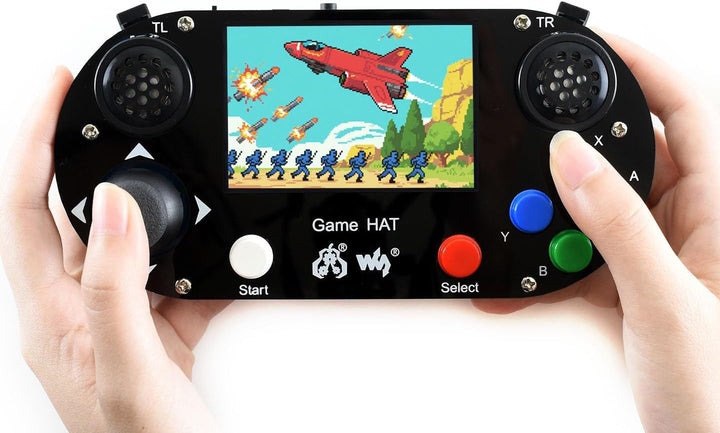 Waveshare Game HAT for Raspberry Pi A+/B+/2B/3B/3B+/4B 3.5inch IPS Screen 480 * 320 Resolution 60 Fr