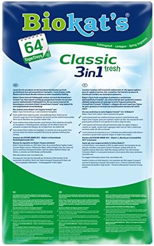 Gimborn Biokat's Classic fresh 3in1 mit Duft - Klumpende Katzenstreu mit 3 unterschiedlichen Korngrö