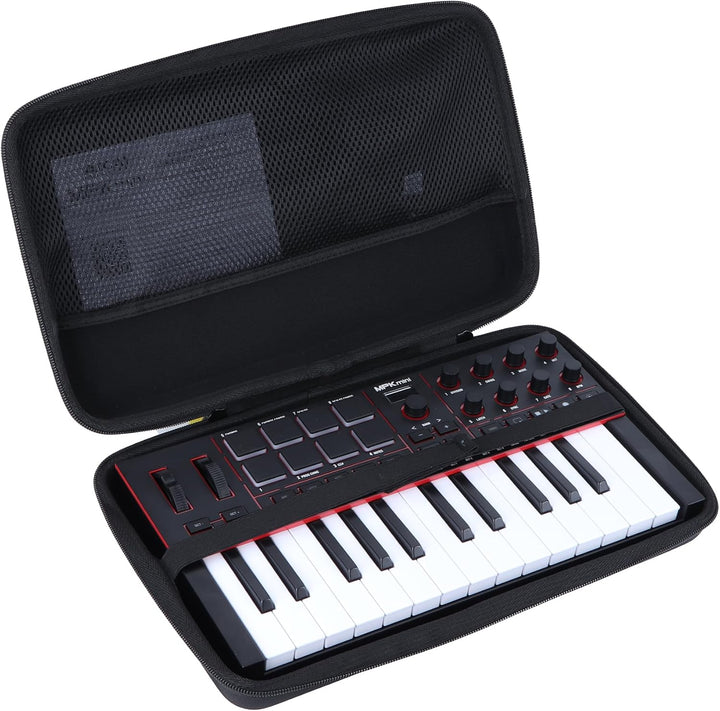 Lebakort Hart Schutz Hülle Etui Tasche für Akai Professional MPK Mini IV USB-C MIDI Keyboard Control