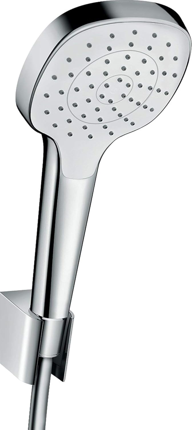 hansgrohe Duschset Croma Select E, Duschkopf mit Schlauch und Halterung, Handbrause mit 1 Strahlart,