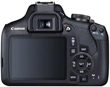 Canon EOS 2000D APS-C DSLR-Kameragehäuse | 24,1 Megapixel, fest integrierter 3-Zoll-LCD-Monitor, Rei