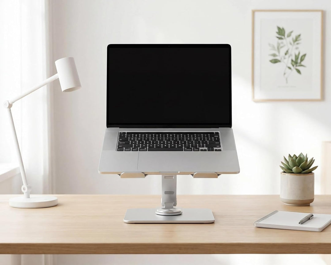 360° Drehbarer Laptop- und Tablet-Ständer – faltbar, höhenverstellbar, für 11"–17" Geräte 360° drehb