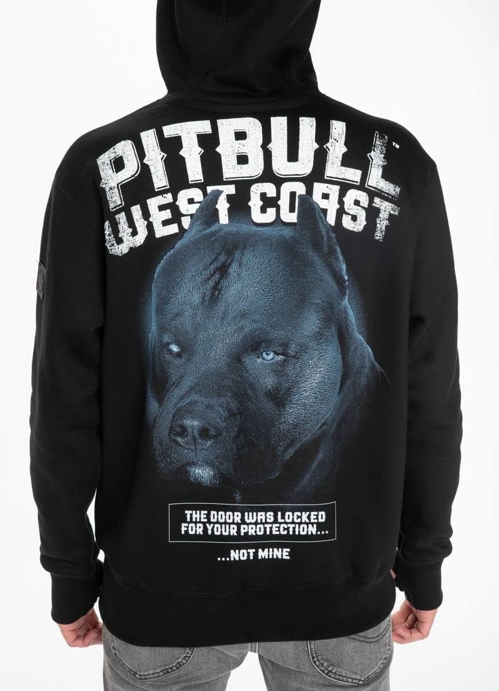 Pit Bull West Coast Hoodie Black Dog Dunkelblau XL Schwarz, XL Schwarz