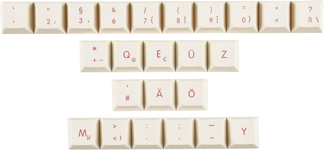 1,7 mm Dicke Deutsch Französisch ISO Cloud Dye Sub-Tastenkappen Dickes PBT Cherry Profil Tastenkappe