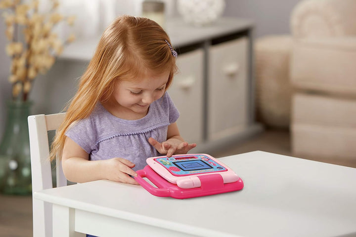 VTech 80-600954 2-in-1 Touch-Laptop pink Vorschulspielzeug Pink Single, Pink Single