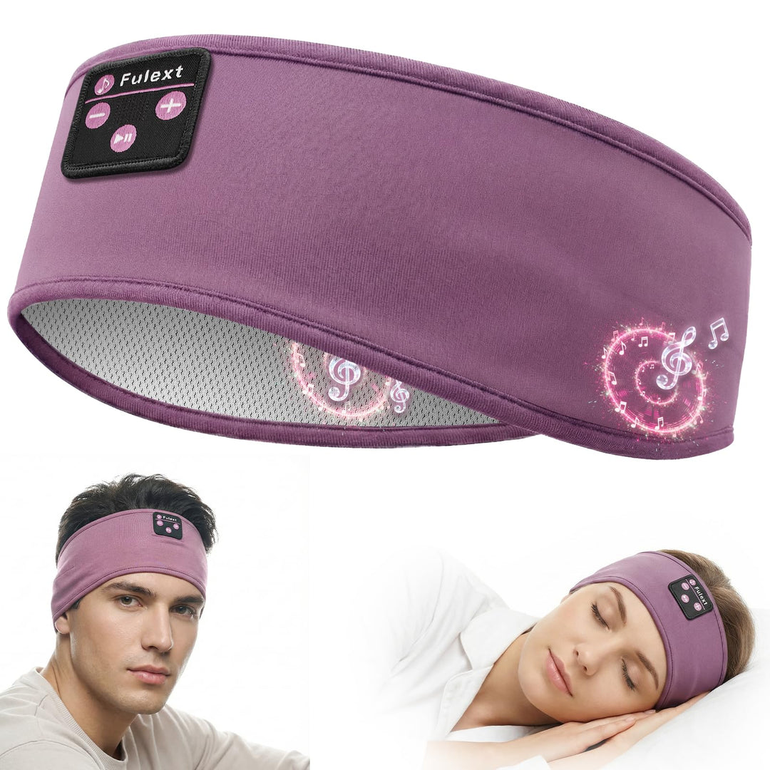 Schlaf Kopfhörer Ohrstöpsel, Kabellos Sport Stirnband Kopfhörer mit HD Stereo Lautsprecher für Sport