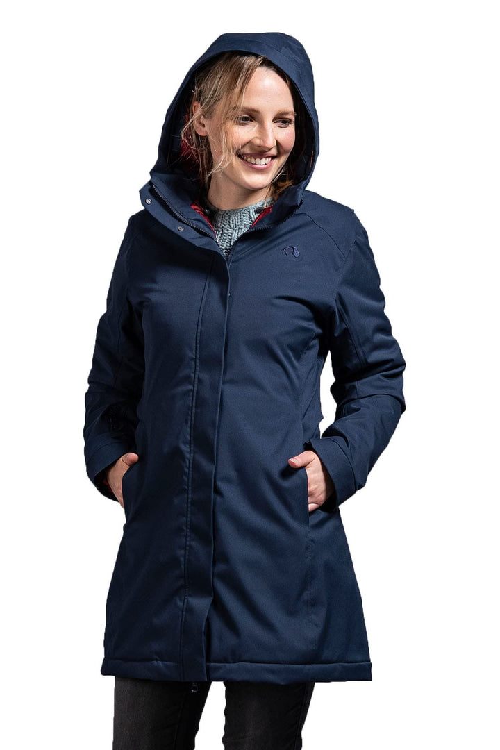 Tatonka STIR W's Hooded Coat Women Blau 38, Blau 38