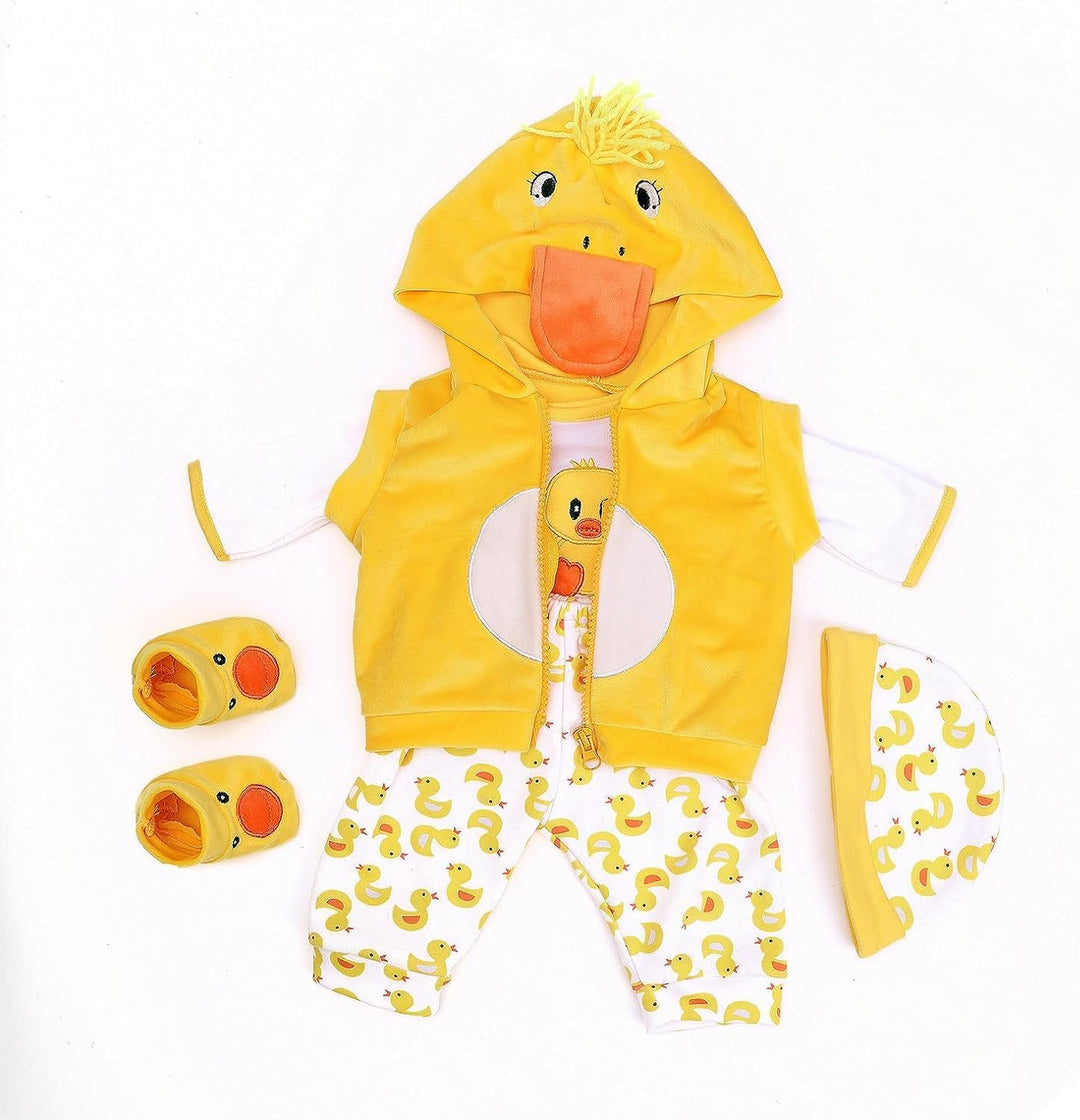Scnbom Reborn Babys Kleidung lebensechte babypuppen Madchen for 17-24zoll wie echtes Puppen Toddler