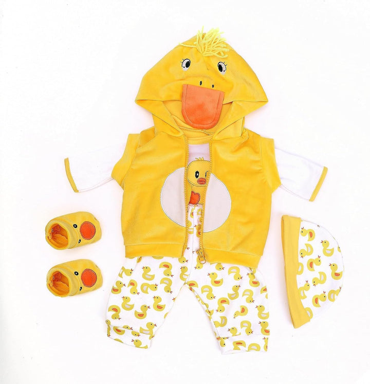 Scnbom Reborn Babys Kleidung lebensechte babypuppen Madchen for 17-24zoll wie echtes Puppen Toddler