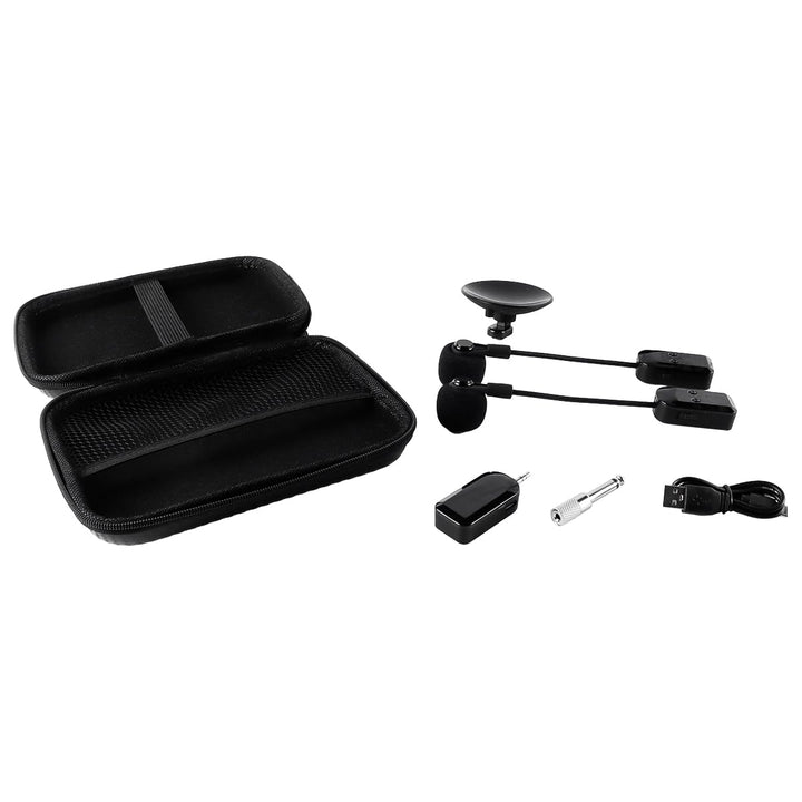 2,4G Wireless 360° Rotation Kondensator Saxophon Mikrofon Pickup System für Gitarre Violine Akkordeo