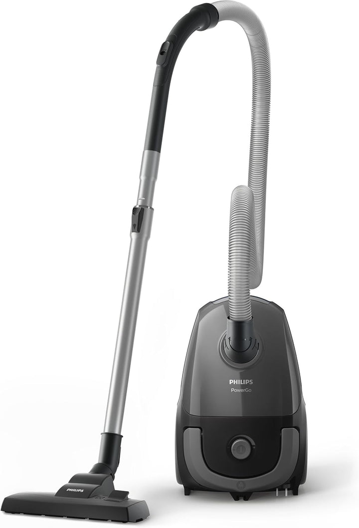 Philips FC8244/09 Staubsauger mit Beutel, Polycarbonate, 3 liters, Schwarz, Staubsauger