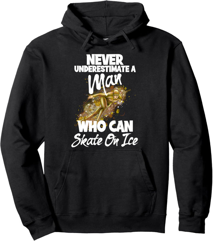 Herren Schlittschulaufen Eislaufen Eiskunstlaufen Pullover Hoodie