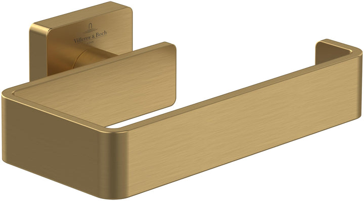 Villeroy & Boch Elements Striking Toilettenpapierhalter ohne Deckel, Klopapierhalter für Wandmontage